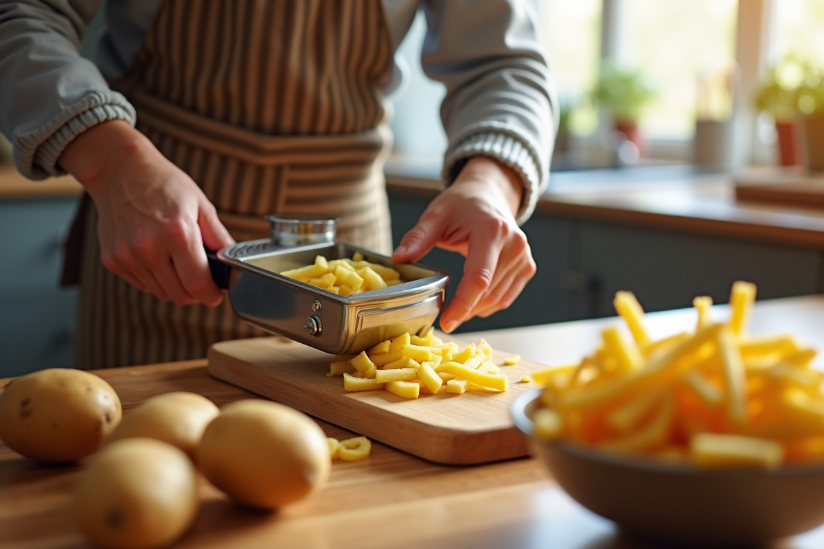 coupe-frites + ustensile